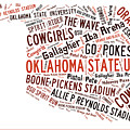 OSU Word Art Oklahoma State University 